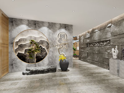 新中式玄关门厅