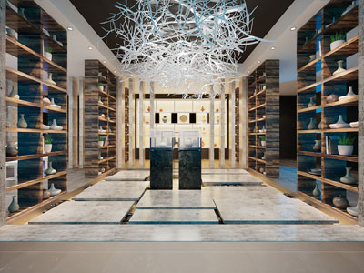 现代陶瓷器皿专卖店