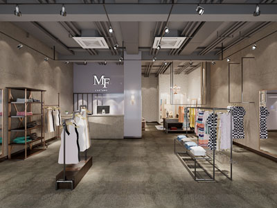 工业loft服装专卖店