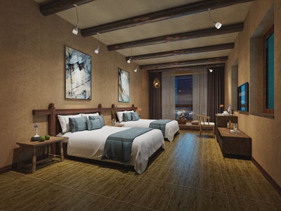 中式民宿酒店客房