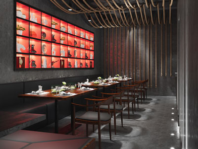 后现代酒店包厢包间