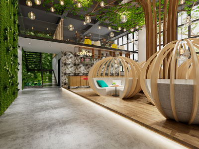 工业loft咖啡厅、咖啡店