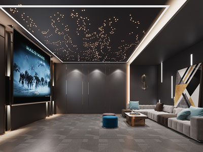 现代影音室、视听室