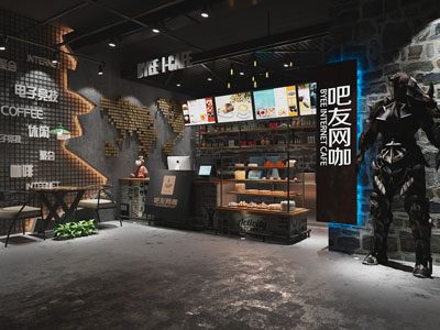 工业loft网吧、网咖