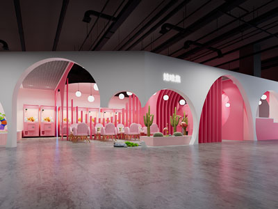 现代轻奢娃娃机游乐场