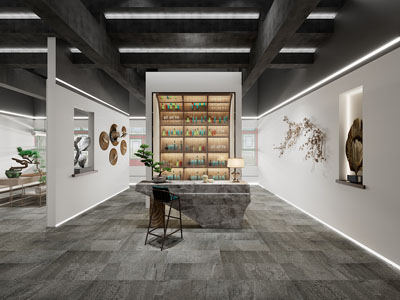 新中式玄关门厅