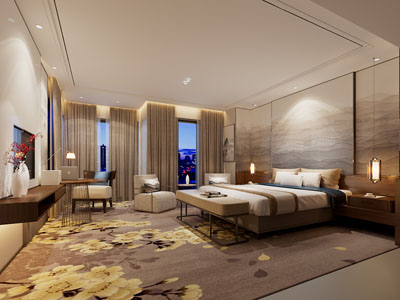 新中式酒店客房