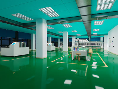 现代厂房办公室