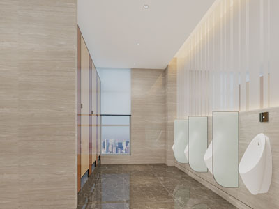 现代公共卫生间