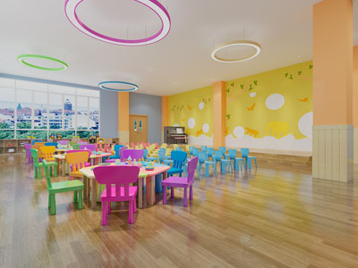 现代幼儿活动教室3d模型 现代幼儿活动教室