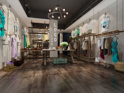 工业loft服装鞋帽专卖店