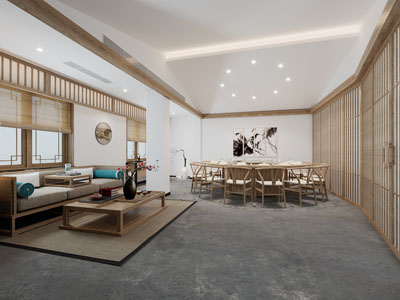 新中式酒店包厢包间