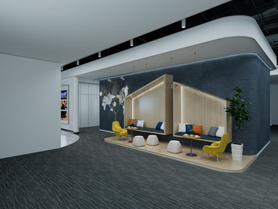 现代公司休闲区