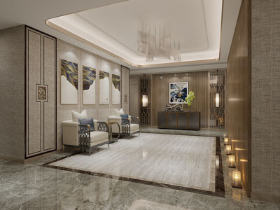 新中式玄关过道门厅