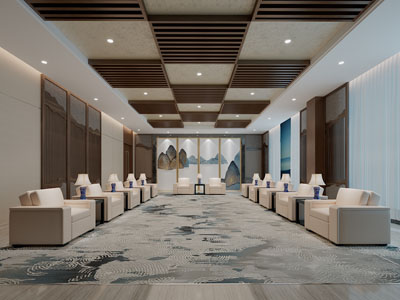 新中式贵宾室、接待厅