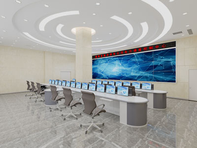 现代监控室指挥中心