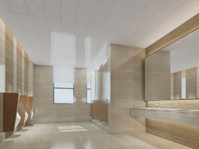 现代公共卫生间