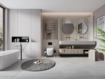 现代卫浴间、洗手间