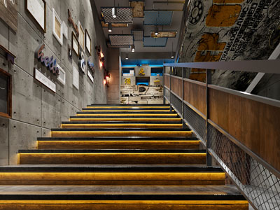 工业loft楼梯间