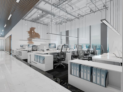 现代公共办公区