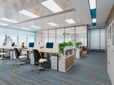 现代公共办公区