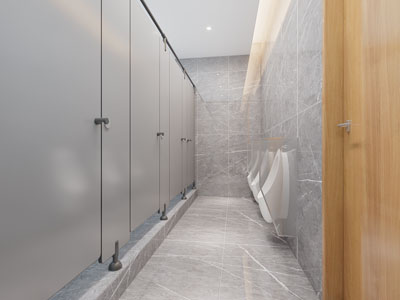 现代公共卫生间