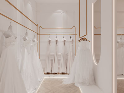 现代婚纱专卖店