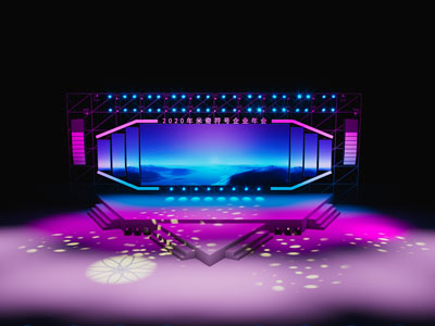 后现代企业年会舞台