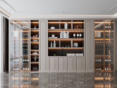 现代轻奢酒柜