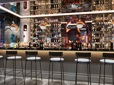 现代轻奢酒吧