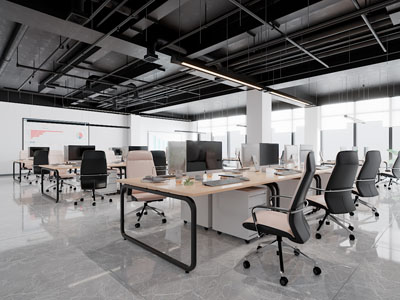 工业loft公共办公区