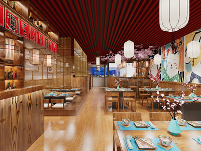 日式饭店餐馆料理店