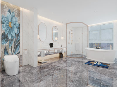 现代轻奢卫浴间