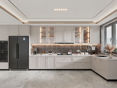 现代开放式厨房