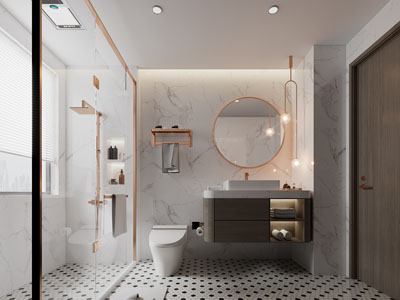 现代轻奢卫浴间