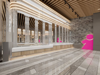 现代公共卫生间、洗手间