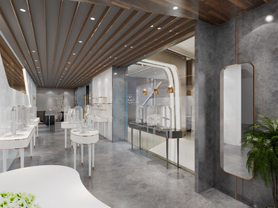 现代轻奢珠宝首饰专卖店