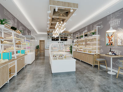 北欧糕点、面包烘焙甜品店