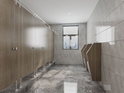 现代公共卫生间、洗手间