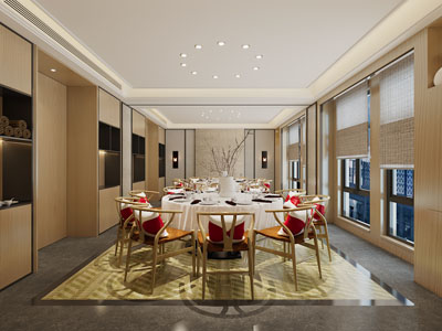 新中式酒店包厢包间