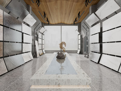 现代瓷砖展厅展览