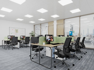 现代公共办公区