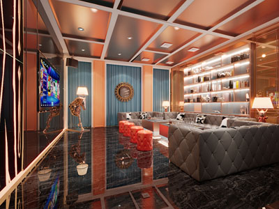 现代轻奢KTV包房