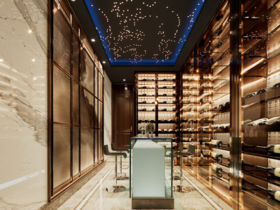 现代轻奢酒窖