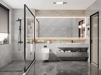 现代卫浴间、洗手间