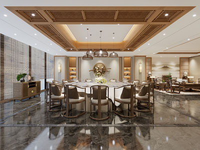 新中式酒店包厢包间