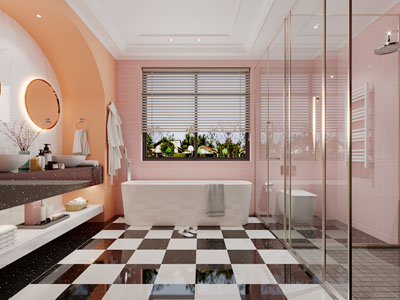 现代轻奢卫浴间