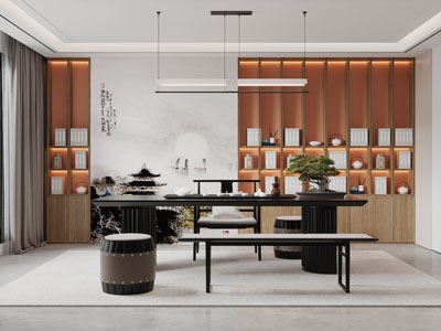 新中式书房
