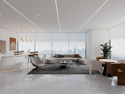 现代办公茶水间