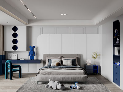现代卧室、儿童房